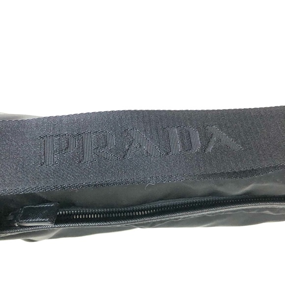 Prada Black Re-nylon And Saffiano Leather Shoulder Bag - Picture 15 of 16